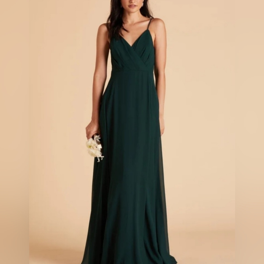 NWT Birdy Grey Kaia Chiffon Emerald Dress